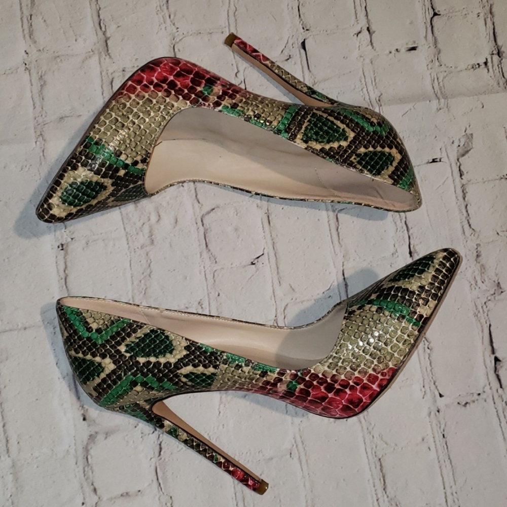 Serpentine Party High Heels